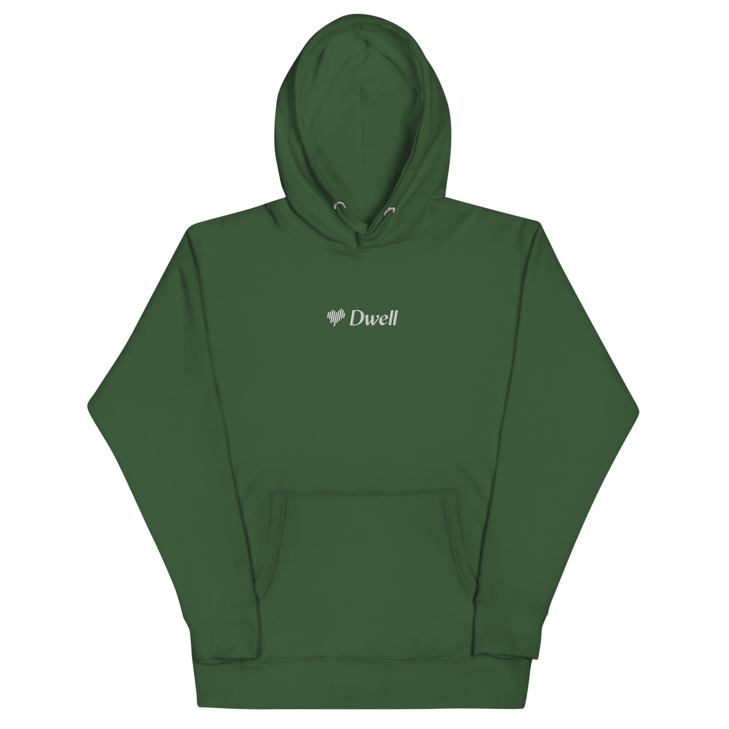 Hoodie - Embroidered White Logo