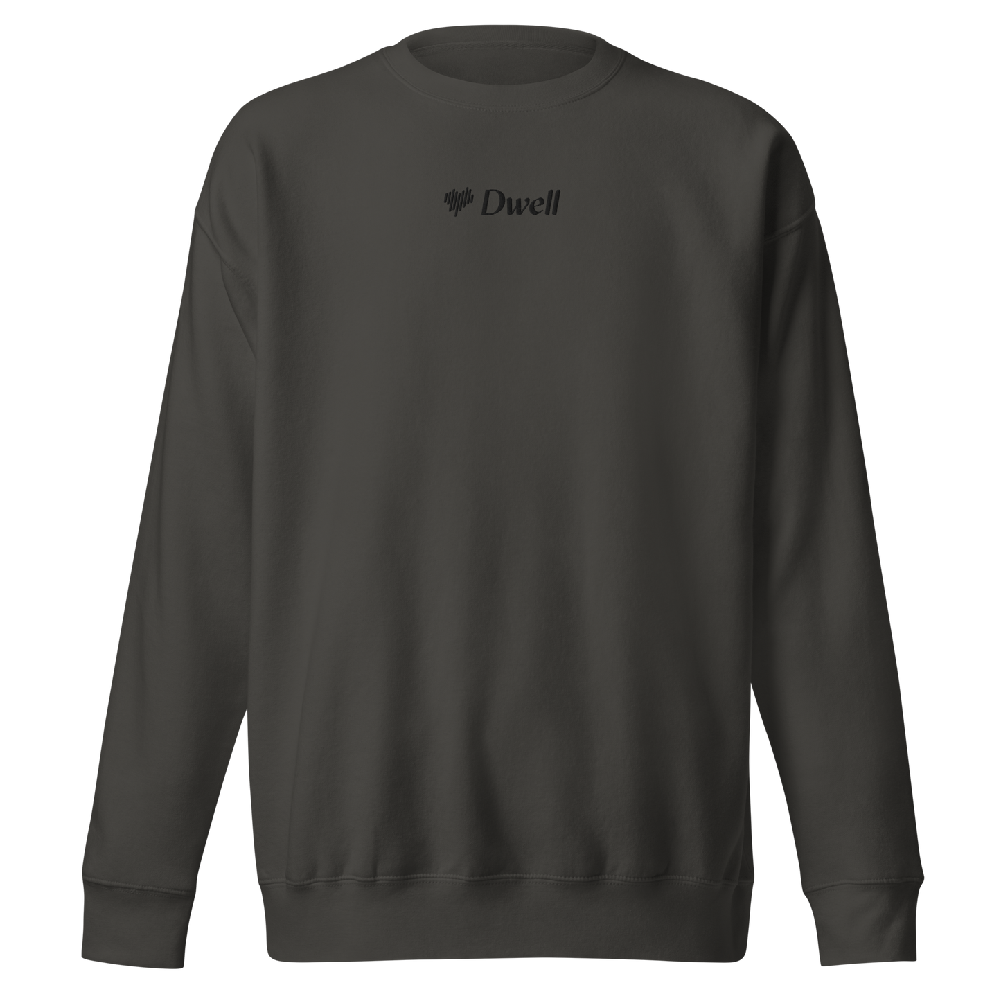 Sweatshirt - Tonal Charcoal and Embroidered Black Logo