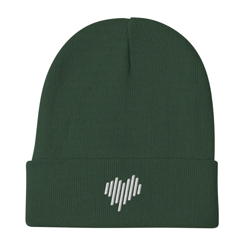 Knit Beanie - Green