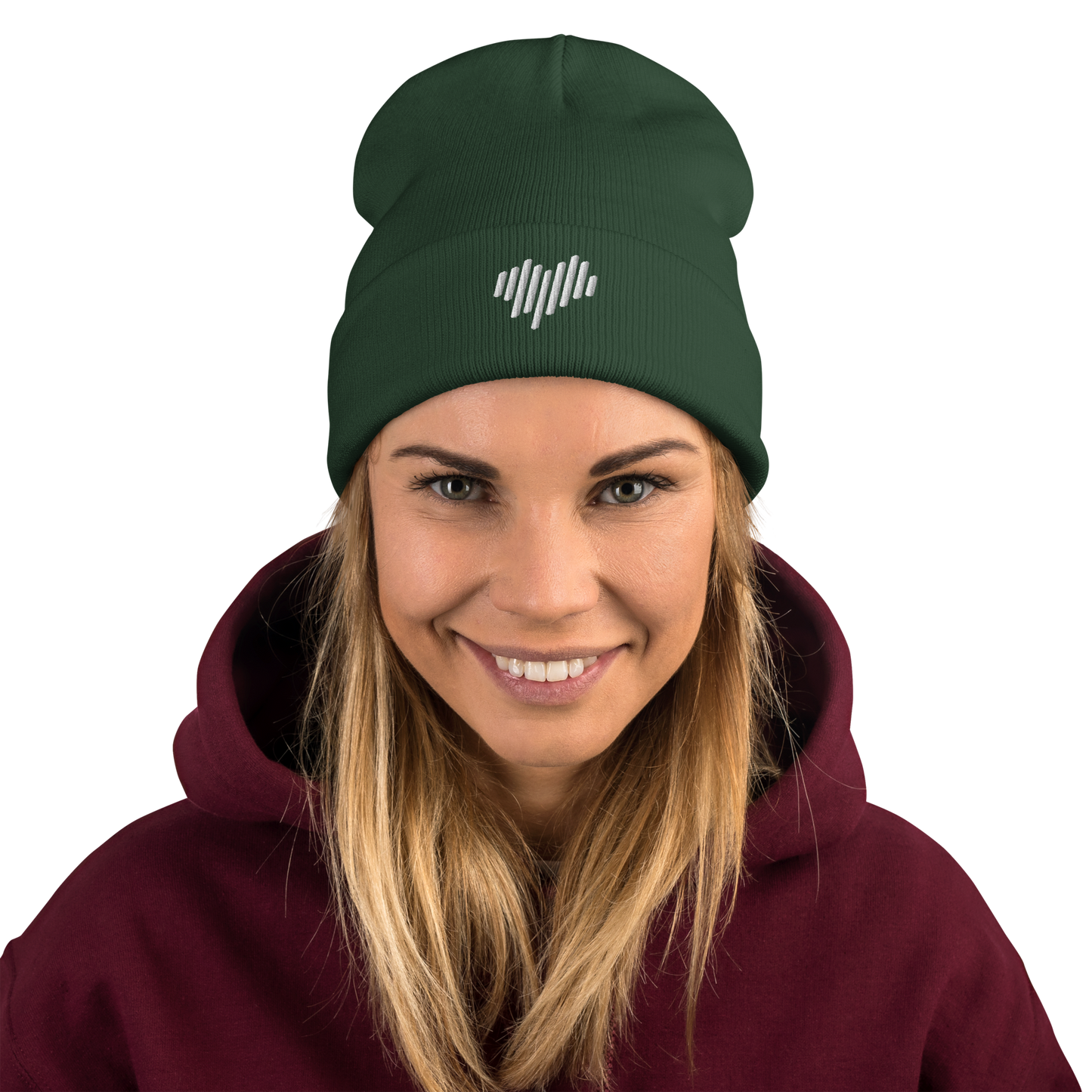 Knit Beanie - Green