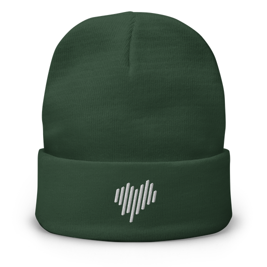 Knit Beanie - Green